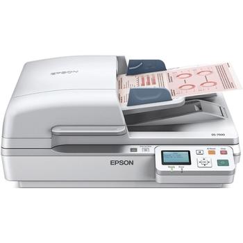 Skener EPSON  WorkForce DS-7500N, bílý (white)