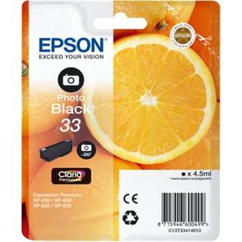 Inkoustová náplň EPSON T3341 (č.33) pomeranč photo černá