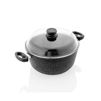 Kastrol s poklicí ETA Titanium+ 6965 90010 - neindukční, černá (black)