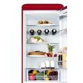 Chladnička komb. ETA Storio 2531 90030E, červená