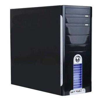 Skříň EUROCASE ML550 Fortron, černo-stříbrná (black-silver)