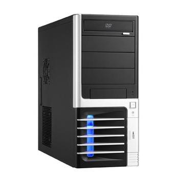 Skříň EUROCASE ML630, černo-stříbrná (black-silver)
