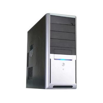 Skříň EUROCASE ML 880, černo-stříbrná (black-silver)