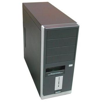 Skříň EUROCASE 5470-P4, černo-stříbrná (black-silver)