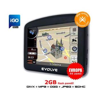 GPS navigace do auta EVOLVE CoolTraxx3D