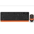 A4tech FG1010 FSTYLER set bezdr. klávesnice + myši, oranžová barva