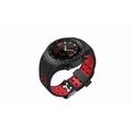 EVOLVEO SportWatch M1S, chytré sportovní hodinky s podporou SIM, červenočerný pásek