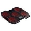 EVOLVEO Ania 14, chladicí podstavec pro notebook, červené podsvícení