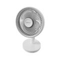 Platinet PRDF0576 stolní ventilátor 12,5 cm,  odnímatelná základna, akumulátor 1800 mAh, bílá-šedá