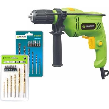 Příklepová vrtačka Fieldmann SADA FDV 2004+FDV 9004+FDV9006, zelená/černá (green/black)