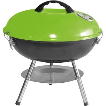Stolní gril na uhlí Fieldmann FZG 1100G, černá/zelená (black/green)
