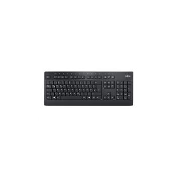 FUJITSU Klávesnice KB955 USB CZ SK - černá, slim 22mm, 465 x 180 x 22 mm, 850g, 1.85m kabel