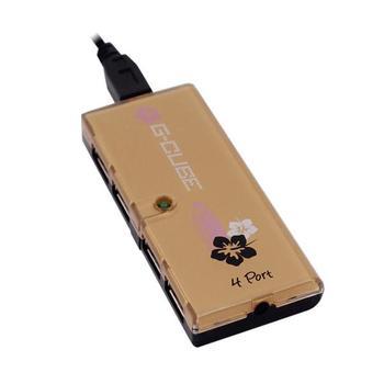 USB hub G-CUBE GUA-54GA, GOLDEN ALOHA