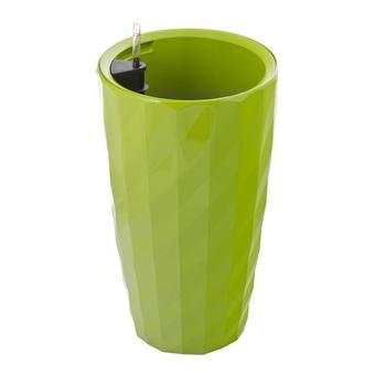Samozavlažovací květináč G21 Diamant, zelený (green)