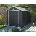 Zahradní domek G21 PAH 882 - 241 x 366 cm, plastový, šedý