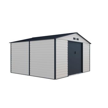 Zahradní domek G21 GAH 1085 - 340 x 319 cm, béžovo šedý