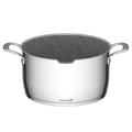 Hrnec G21 Gourmet Miracle s cedníkem 28 cm s poklicí nerez/greblon