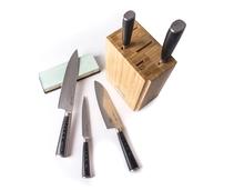 Obrázek k produktu: G21 Damascus Premium v bambusovém bloku, Box, 5 ks + brusný kámen