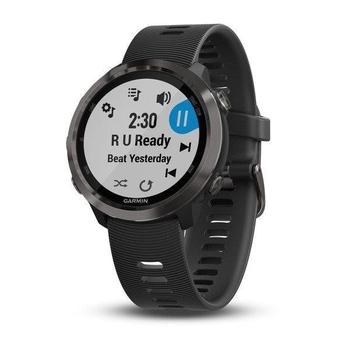 GARMIN GPS sportovní hodinky Forerunner 645 Music, Slate, Black band