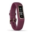 GARMIN fitness náramek vivoSmart4 Merlot/Rose Gold (velikost S/M)