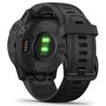 Chytré hodinky GARMIN GPS chytré hodinky fenix6S Glass, Black/Black Band (MAP/Music), černá (black)