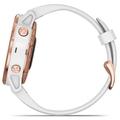 GARMIN GPS chytré hodinky fenix6S Glass, RoseGold/White Band (MAP/Music)