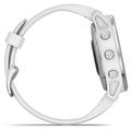 GARMIN GPS chytré hodinky fenix6S Glass, Silver/White Band