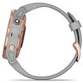 GARMIN GPS chytré hodinky fenix6S Sapphire, RoseGold/Gray Band (MAP/Music)