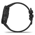 GARMIN GPS chytré hodinky fenix6X Glass, Black/Black Band (MAP/Music)