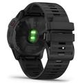GARMIN GPS chytré hodinky fenix6X Glass, Black/Black Band (MAP/Music)