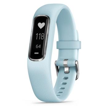 Fitness náramek GARMIN vivoSmart 4 Optic Blue/Silver (velikost S/M), modrá/stříbrná (blue/silver)