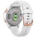 GARMIN GPS multisportovní hodinky vívoactive4S RoseGold/White Band