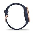 GARMIN stylové/chytré hodinky vivomove3S Sport, RoseGold/Blue Band