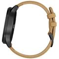 GARMIN stylové/chytré hodinky vívomove Optic Premium Black, Tan band (velikost Unisex)
