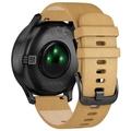 GARMIN stylové/chytré hodinky vívomove Optic Premium Black, Tan band (velikost Unisex)