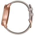 GARMIN stylové/chytré hodinky vívomove Optic Premium Rose Gold, Gray band (velikost Unisex)