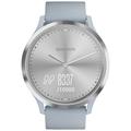 GARMIN stylové/chytré hodinky vívomove Optic Sport Silver, Seafoam band (velikost S/M)