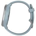 GARMIN stylové/chytré hodinky vívomove Optic Sport Silver, Seafoam band (velikost S/M)