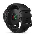 GARMIN GPS chytré hodinky fenix5X Plus Sapphire Black PRO, Black Band