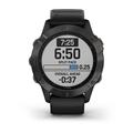 Chytré hodinky GARMIN fenix 6 PRO Sapphire, Gray/Black Band (MAP/Music)