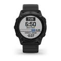 Chytré hodinky GARMIN fenix 6X PRO Glass, Black/Black Band (MAP/Music)