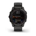 Chytré hodinky GARMIN fenix 7 PRO Sapphire Solar Style, Titan Gray/ Titan Band