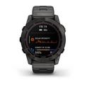 Chytré hodinky GARMIN fenix 7X PRO Sapphire Solar Style, Titan Carbon Gray/ Titan Carbon Gray Band
