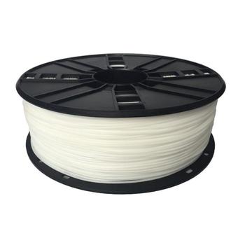 GEMBIRD Struna pro 3D tisk, flexibilní, 1,75mm,1kg, bílá