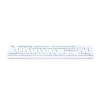 Gembird klávesnice drátová bílá, 3 barvy podsvícení