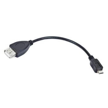  GEMBIRD OTG kabel USB AF/micro BM, černý