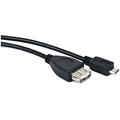  GEMBIRD OTG kabel USB AF/micro BM, černý