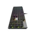 Plochá mechanická klávesnice Genesis Thor 420 RGB US, Content Slim Blue switch, software