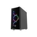 Počítačová skříň Genesis IRID 400 RGB MIDI (USB 3.0), 4x ventilátory RGB s dálkovým ovládáním