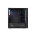 Počítačová skříň Genesis IRID 400 RGB MIDI (USB 3.0), 4x ventilátory RGB s dálkovým ovládáním